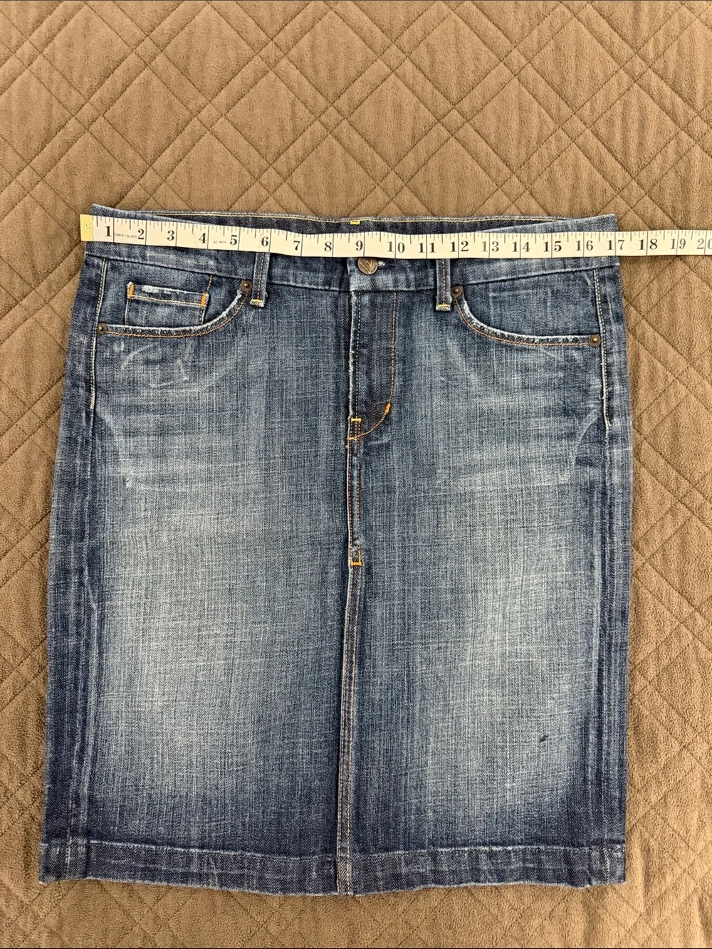 Citizens of Humanity Denim Knee Length Skirt size 30